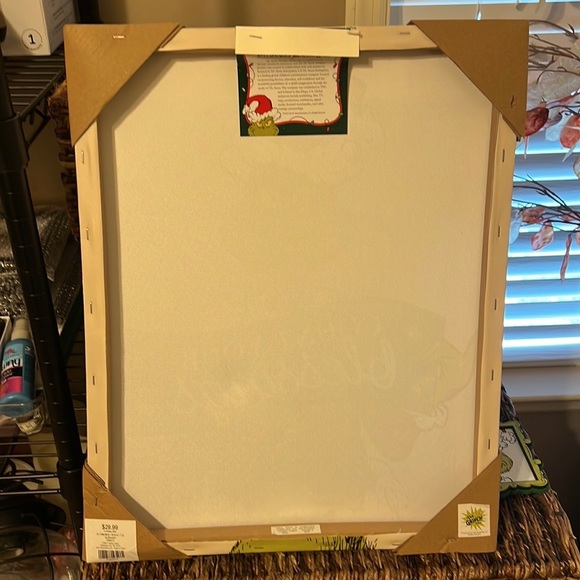NWT GRINCH CANVAS WALL ART💗💗💗 - Picture 2 of 2